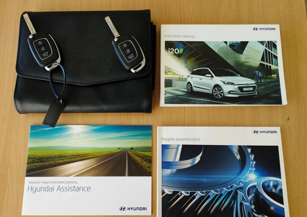 Hyundai i20 cena 41950 przebieg: 130772, rok produkcji 2018 z Niemcza małe 172